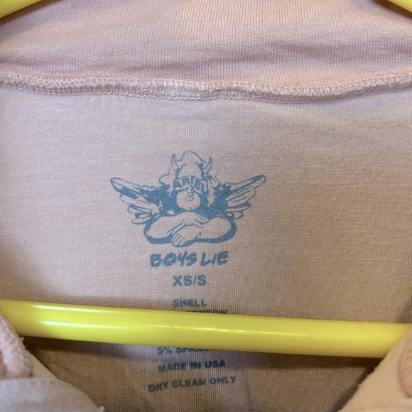 Boys Lie Cropped Full Zip sweatshirt - Picture 2 of 6